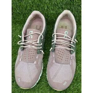 On Cloud 2.0 Running Shoes Womens Sz 9.5 Gray Charcoal Rose Athletic Gym Trainer
